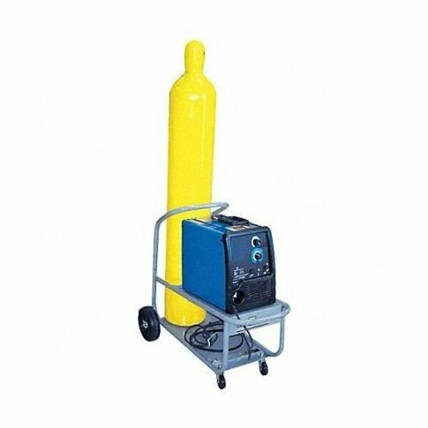 Saf-T-Cart Single Cylinder Truck With 4 Casters and 22in. X 22in. Base Plate, 20in. Cylinder Capacity MM-8